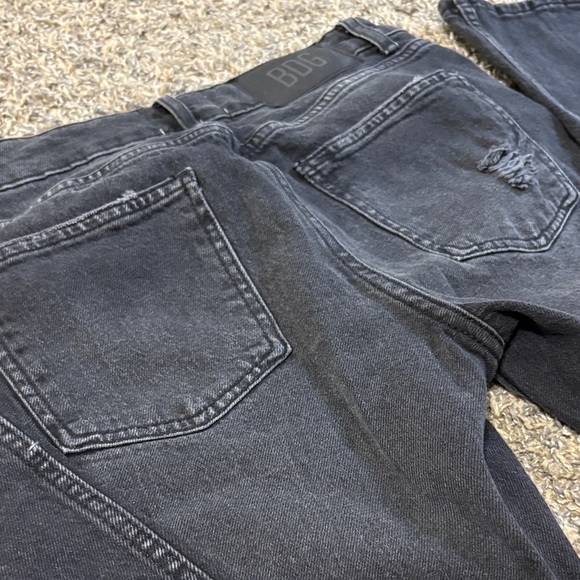BDG Dark Gray Slim Bootcut Jeans - Picture 5 of 6
